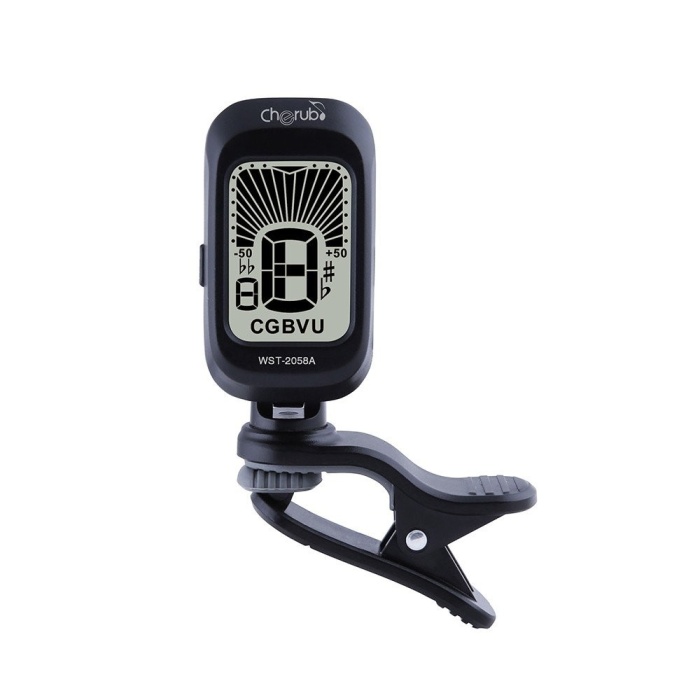 Cherub WST-2058A Kromatik Akort Cihazı Tuner | Klipsli Ekran Renk Değiştiren Gösterge