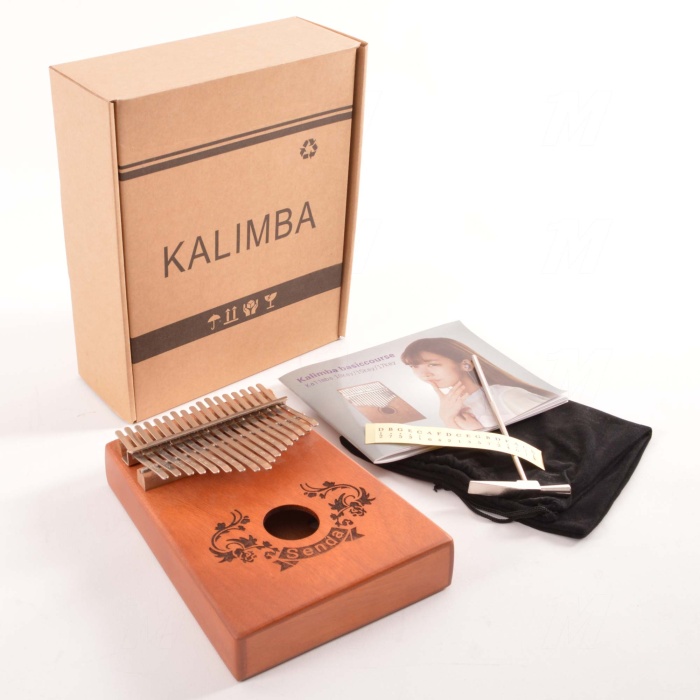 Dadi KK200WN1 Kalimba Eğitim Seti (Ceviz) | 17 Tuşlu Zengin Rezonans