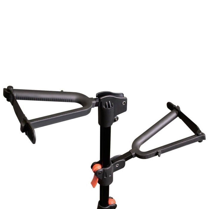 Ultimate Support 07 0041 Gs-102 Genesis İkili Gitar Standı (profesyonel - Çift Enstrüman Sehpası) | Yüksekliği Ayarlanabilir Askı Kolları, Güvenlik Kayışlı Kilit Sistemi, Tripod Ayak Yapısı | Ölçüler: Maksimum Yükseklik 1041 Mm