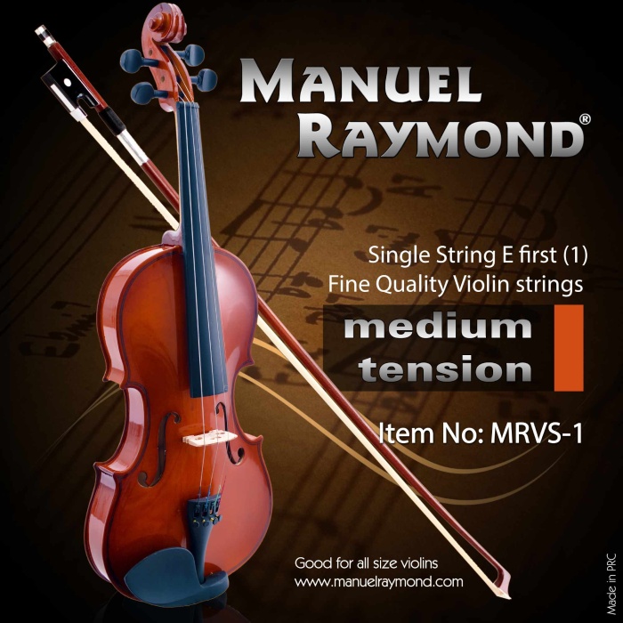 Manuel Raymond MRVS1 Keman Teli (1. Tel Mi) | Yedek Tel Paslanmaz Çelik