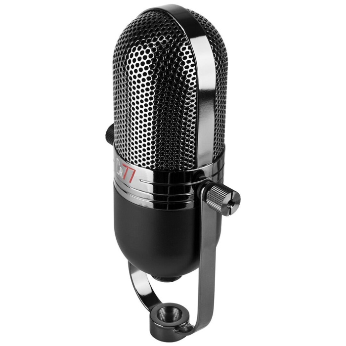 MXL Microphones 01 0124 CR77 Dinamik Sahne Vokal Mikrofonu | Retro Tasarım Modern Performans Siyah Krom