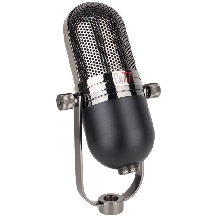 MXL Microphones 01 0124 CR77 Dinamik Sahne Vokal Mikrofonu | Retro Tasarım Modern Performans Siyah Krom