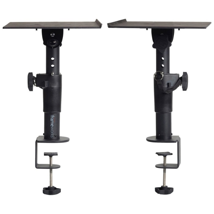 Gator Frameworks 07 0005 Clamp-On Studio Monitor Stand Pair | Masaya Monte Monitör Standı Yer Tasarrufu