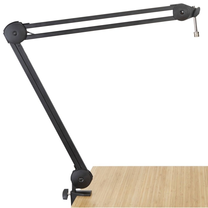 Gator Frameworks 07 0001 Desk-Mounted Broadcast/Podcast Boom Mic Stand | Masa Kenarı Mikrofon Tutucu