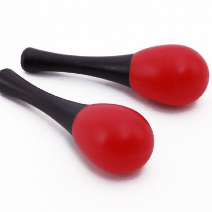 Manuel Raymond M13RD Marakas Orta Boy (Kırmızı) | Canlı Renk Ritmik Eğlence