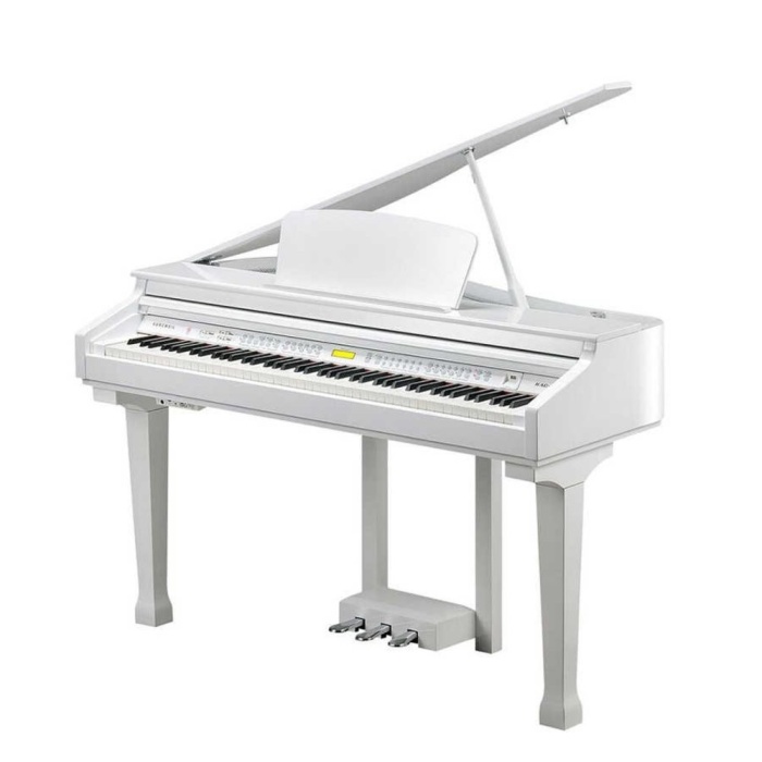 Kurzweil KAG100-WH Kuyruklu Dijital Piyano (Beyaz) | Mini Grand Tasarım Şık ve Modern