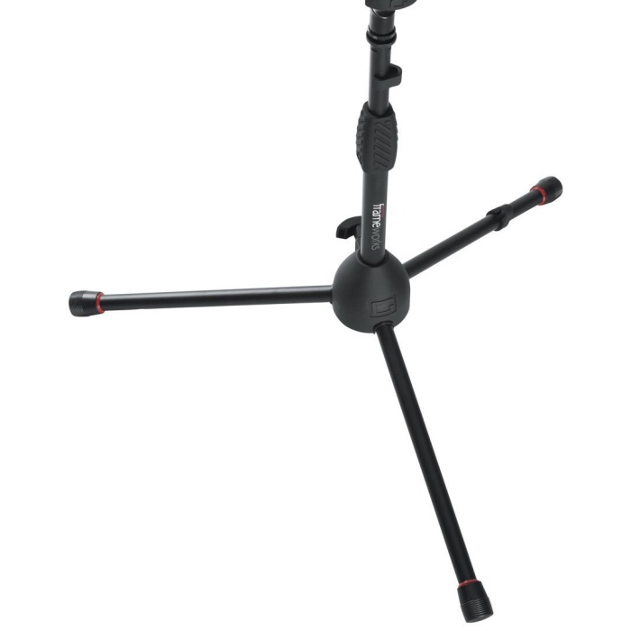 Gator Frameworks 07 0022 GFW-MIC-2621 Kısa Tripod Mikrofon Standı | Bas Davul ve Amfi Mikrofoni İçin İdeal