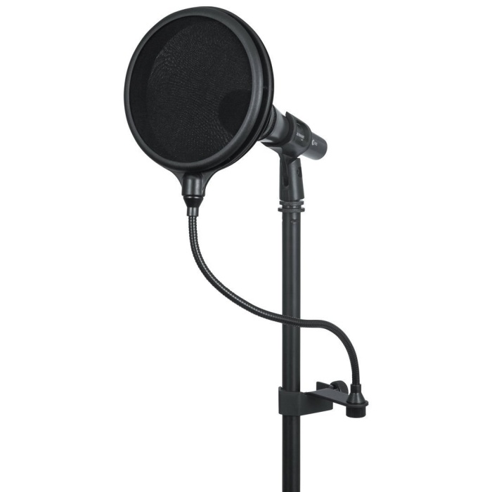 Gator Frameworks 07 0028 GM-POP FILTER Pop Filtre | Çift Katmanlı Naylon Esnek Boyunlu