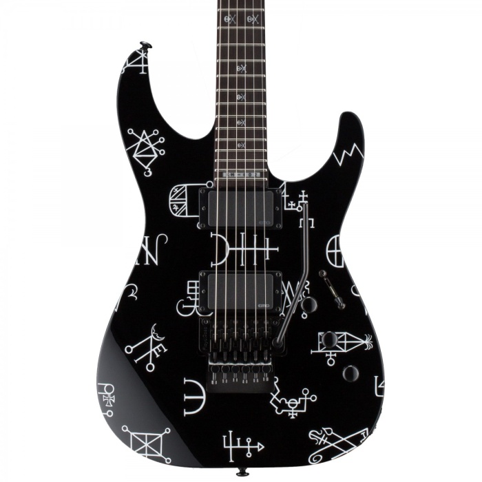 ESP LTD LKHDEMON Kirk Hammett Demonology Elektro Gitar | Metallica Solisti İçin Özel Grafik EMG Manyetik
