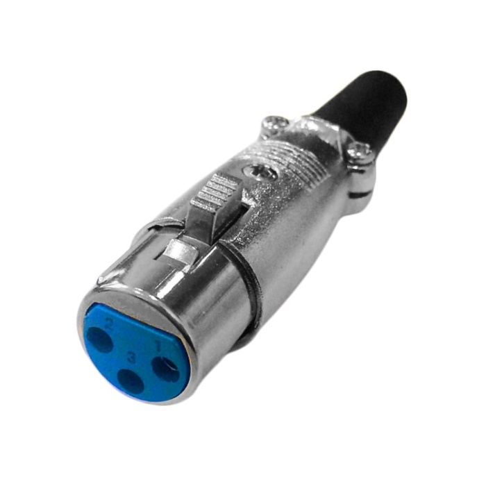 Manuel Raymond XCMJ Dişi Mikrofon Jakı (Canon) | Lehim Tipi Sağlam Bağlantı