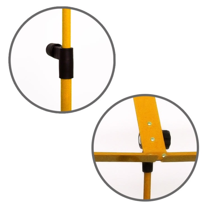 Extreme XNS1YL Portatif Nota Sehpası (Sarı) | Katlanabilir Hafif Taşıma Çantalı