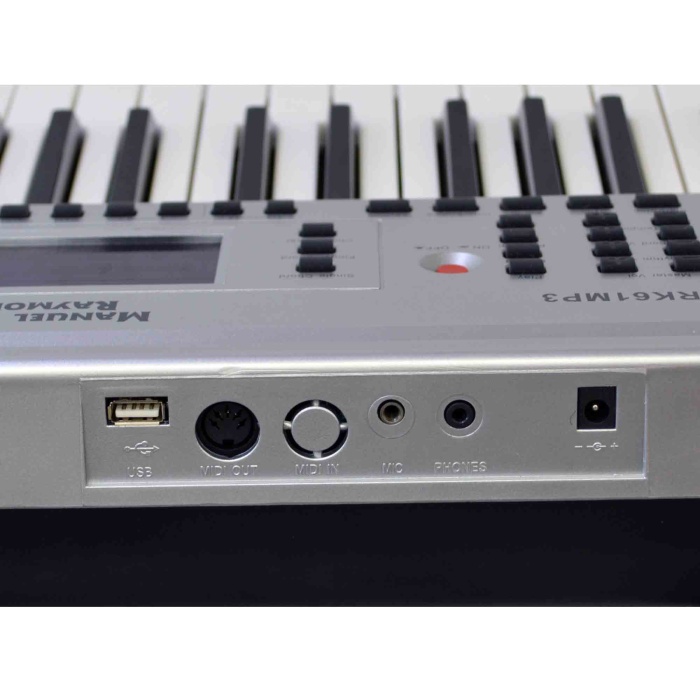 Manuel Raymond MRK61MP3 Org (5 Oktav) | MP3 Çalar Özelliği 61 Tuşlu Eğitim Klavyesi