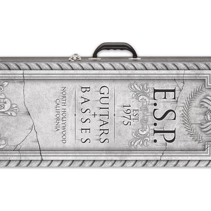 ESP LTD LKHWZ White Zombie Kirk Hammett Signature Elektro Gitar | Bela Lugosi Grafikli Koleksiyonluk Model