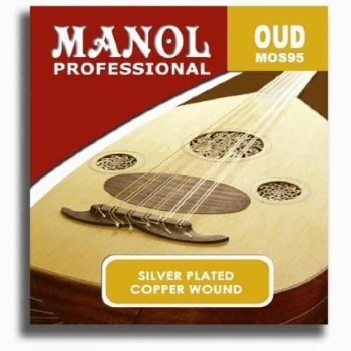 Manol MOS95 Ud Teli Takımı | Gümüş Sarım Profesyonel Set