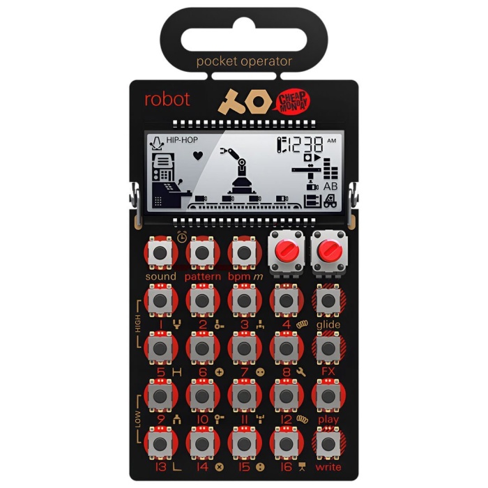 Teenage Engineering 10 0014 PO-28 Robot | Canlı Performans Synthesizer 8-bit Sesler