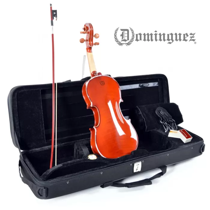 Dominguez DVAR34CRG Gül Viyola (3/4) | Parlak Cila Gül Ağacı Burgular Kutu Dahil