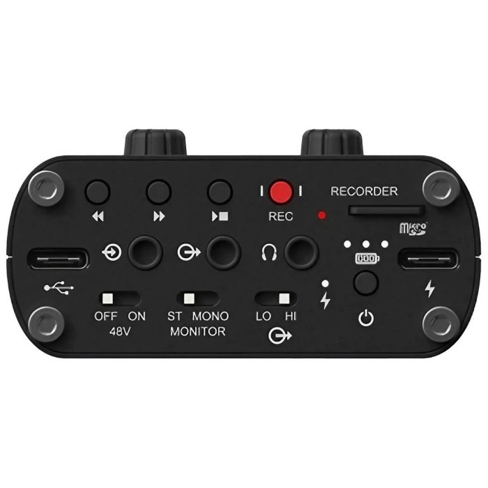 CEntrance 01 0002 PortCaster R4D Mobil Podcast Stüdyosu Portatif Kayıt Cihazı | USB-C, Çift XLR Girişi SD Karta Kayıt ve Canlı Yayın