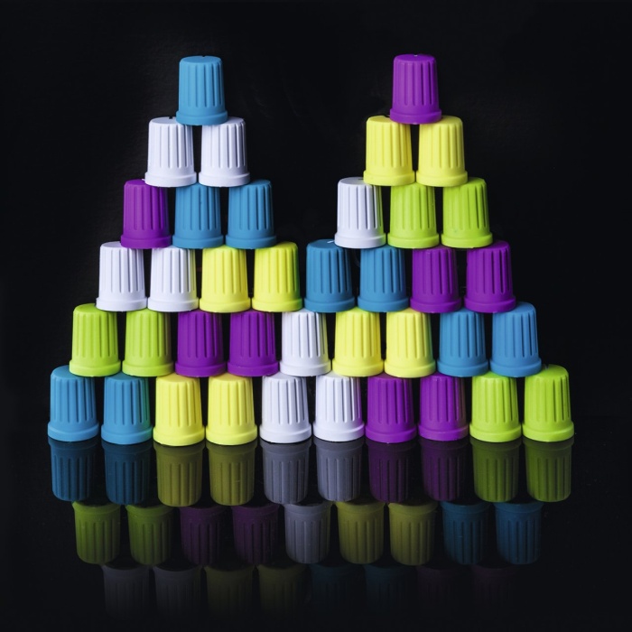 Reloop 05 0010 Knob Cap Seti (Mavi 8li) | Ekipmanını Özelleştir Kaymaz Doku