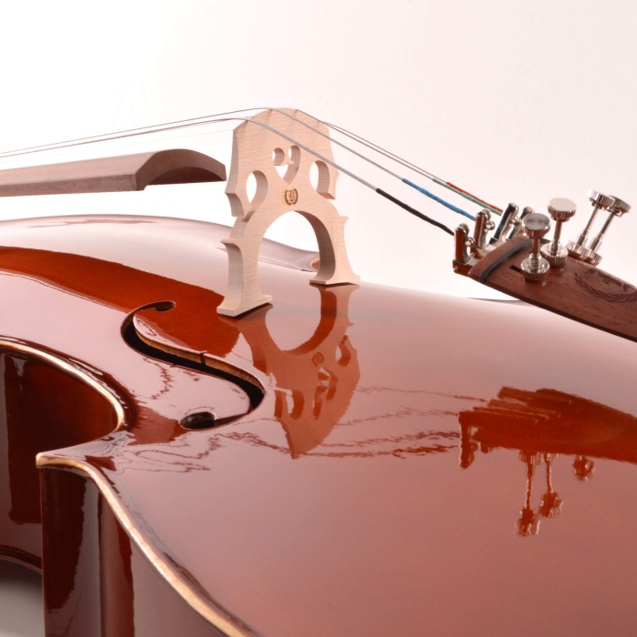 Dominguez DCR34CRP1 Gül Çello (3/4 Parlak) | Parlak Vernik Zengin Ton