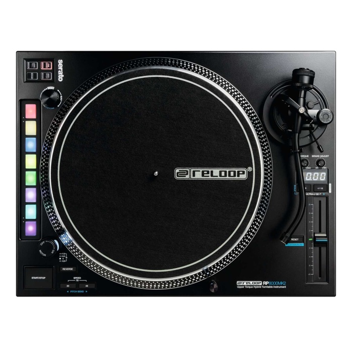 Reloop 08 0005 RP-8000 MK2 Hibrit Pikap | Serato DJ Pro İçin Pad Kontrollü Enstrüman