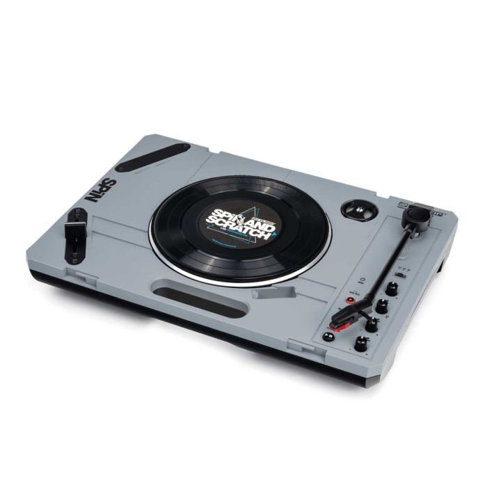 Reloop 12 0012 SPiN Taşınabilir Pikap | Dahili Hoparlör Scratch ve Kesim İçin Crossfader