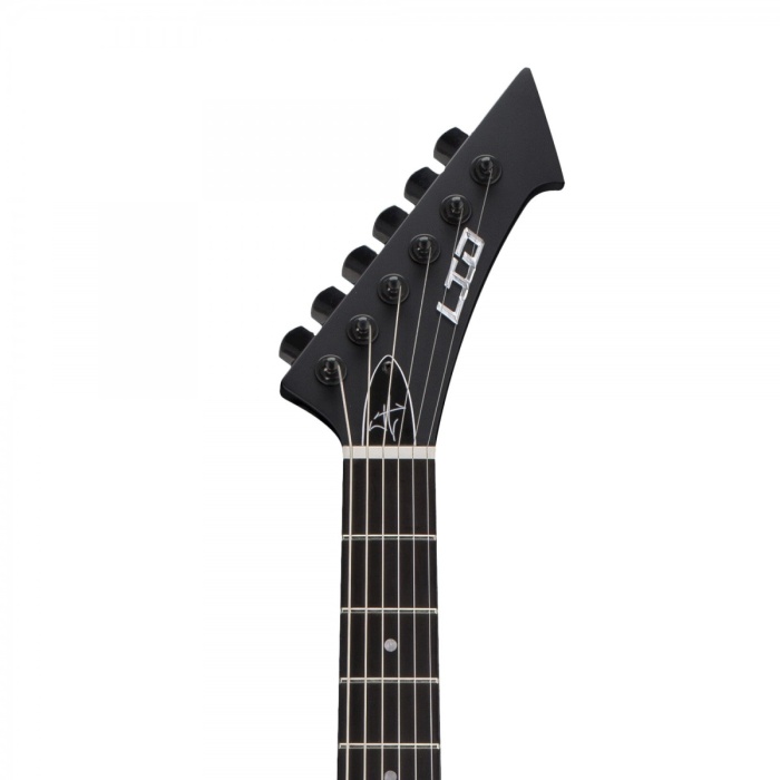 Esp Ltd Lsnakebyteblks James Hetfield Snakebyte - Black Satin (premium - Signature Seri) | Emg Jh het Set Aktif Manyetikler, Maun Sap Ve Gövde, Ltd Kilitli Burgular | Ölçüler: 648 Mm Skala Uzunluğu