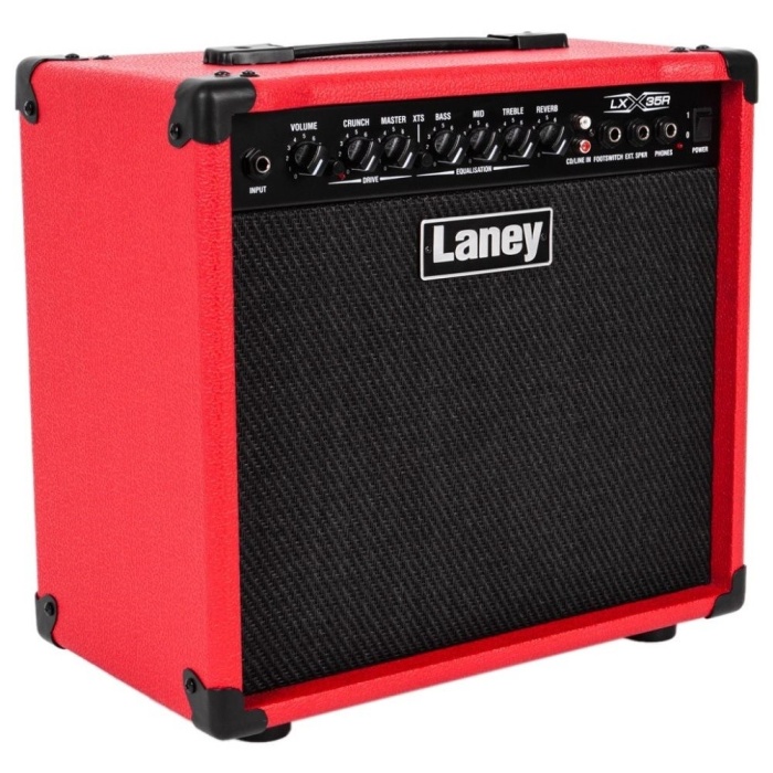 Laney LX35R-RED Elektro Gitar Amfisi (Kırmızı) | 35W Güç Reverb Efekti Retro Kırmızı Kaplama