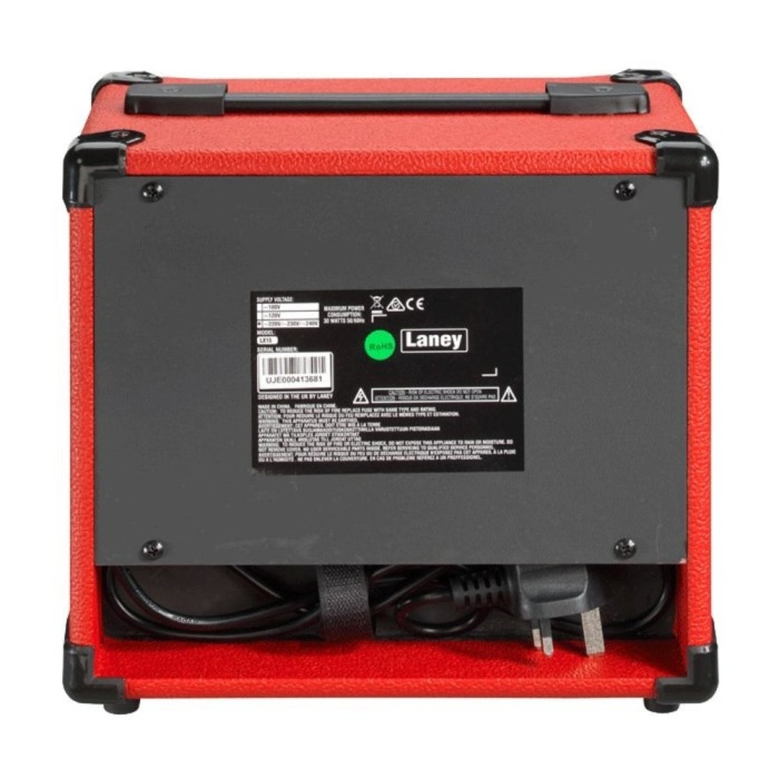 Laney LX15-RED Elektro Gitar Amfisi (Kırmızı) | Kompakt Ev Amfisi Şık Kırmızı Tasarım