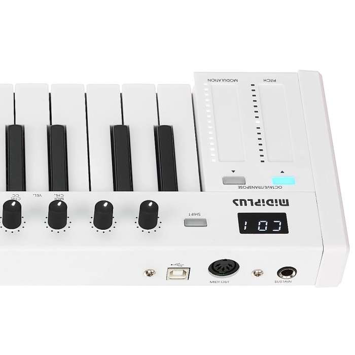 Midiplus 10 0001 X2 Mini MIDI Klavye | 25 Mini Tuş Kompakt Müzik Prodüksiyonu