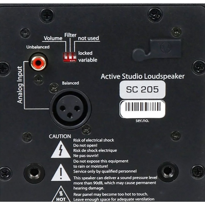 Eve Audio 05 0003 SC205 Yakın Alan Aktif Stüdyo Monitörü (Tek) | 5 İnç Küçük Oda Monitörü DSP Kontrollü