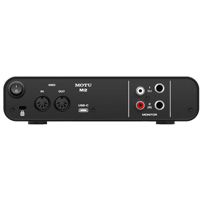 Motu 04 0034 M2 Usb Ses Kartı (profesyonel - Müzik Prodüksiyon & Kayıt) | 2 Giriş / 2 Çıkış, Tam Renkli Lcd Seviye Göstergesi, Ess Sabre32 Ultra Dac | Ölçüler: 190 X 108 X 45 Mm