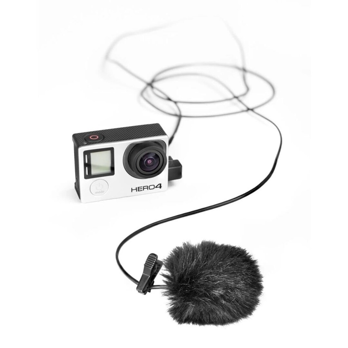 MXL Microphones 01 0118 MM-165GP Condenser Yaka Mikrofonu | GoPro Uyumlu Aksiyon Kamerası Mikrofonu