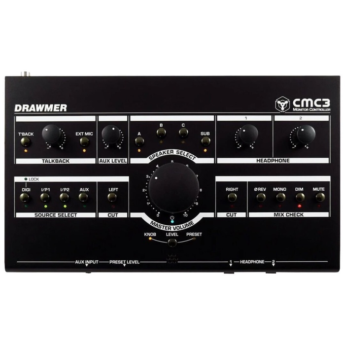 Drawmer 26 0008 CMC3 Monitor Controller | Masaüstü Kompakt Tasarım Şeffaf Ses Yolu