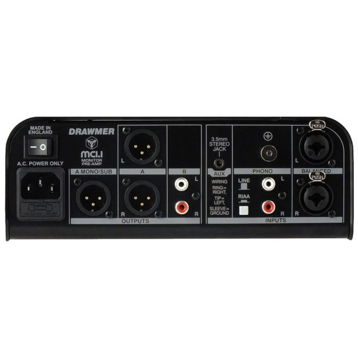 Drawmer 26 0011 MC1.1 Monitor Controller & Phone PreAmp | Phono Girişi ile Pikap Bağlantı İmkanı