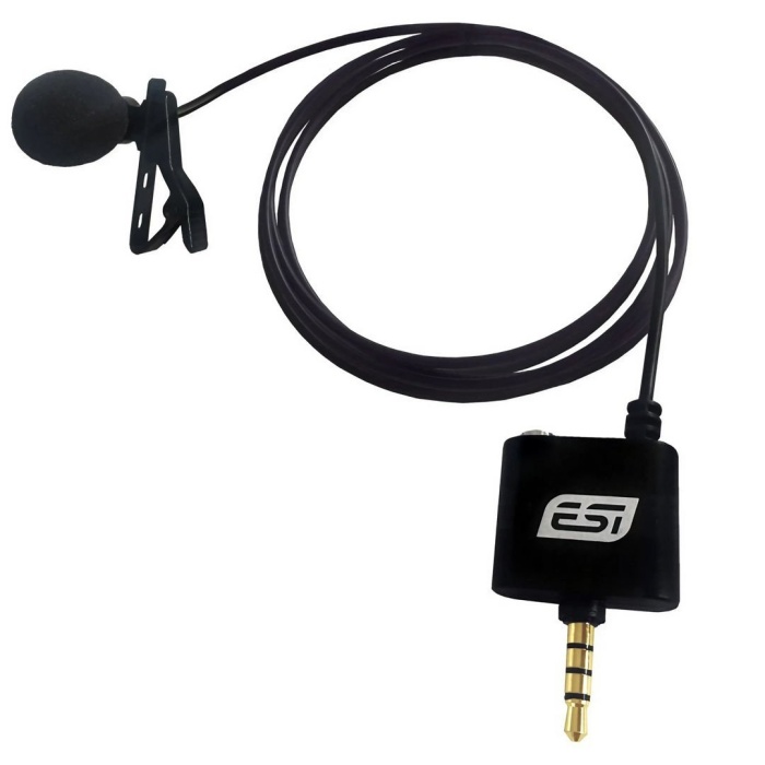 ESI Audio 01 0004 cosMik Lav Condenser Yaka Mikrofonu | Mobil Cihazlar ve Kameralar İçin Profesyonel Yayın Sesi
