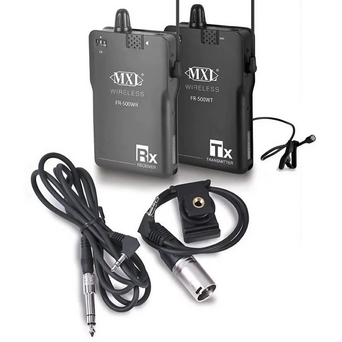 MXL Microphones 01 0078 FR-500WK Kablosuz Yaka Mikrofonu Seti | Röportaj ve Sunum İçin Mobil Çözüm
