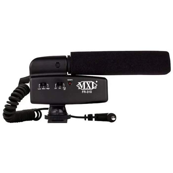 MXL Microphones 01 0094 FR-310 Hot Shoe Shotgun Kamera Mikrofonu | DSLR Kameralar İçin Kompakt Tasarım