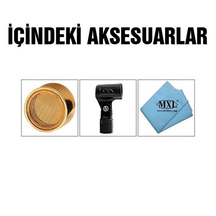MXL Microphones 01 0066 V67N Küçük Diyafram Kondenser Enstrüman Mikrofonu | El Yapımı Kapsül Doğal Enstrüman Sesi