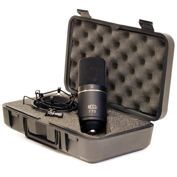 MXL Microphones 01 0020 770 Geniş Diyafram Condenser Vokal/Enstrüman Mikrofonu | Çok Yönlü Kayıt Dengeli Bas ve Parlak Tizler