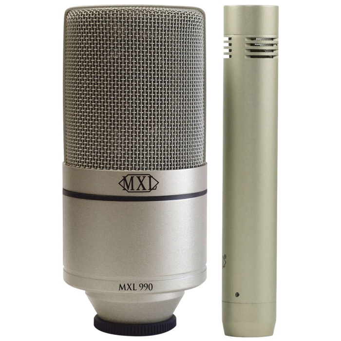 MXL Microphones 01 0014 990/991 Küçük Diyafram Condenser Vokal/Enstrüman Mikrofonu Kayıt Seti | Vokal ve Enstrüman Mikrofonları Taşıma Çantalı Paket