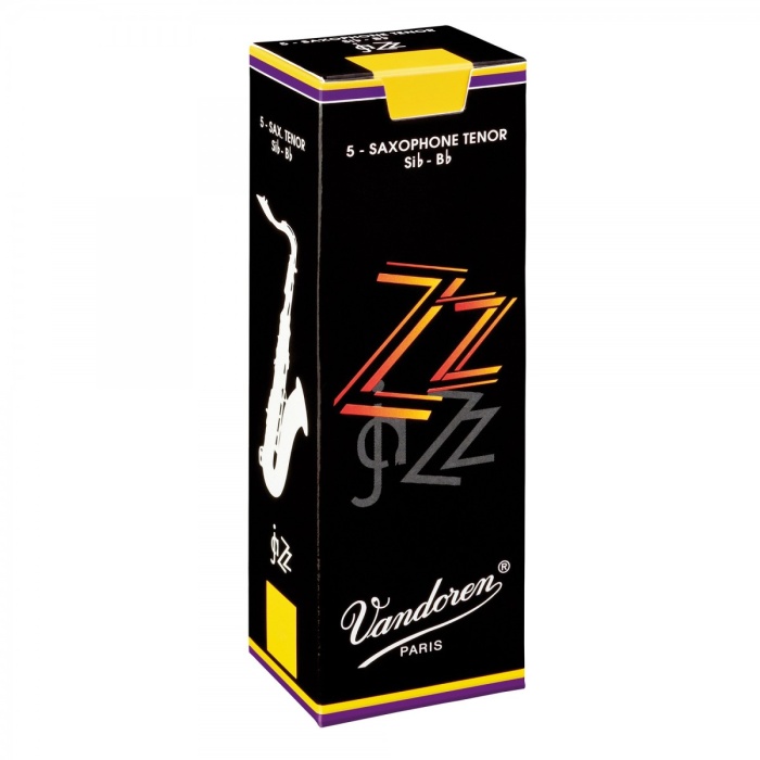 Vandoren SR422 ZZ Jazz Tenor Saksafon Kamışı No: 2.0 (Profesyonel/Caz) - 5li Paket | Parlak ve Canlı Ses Karakteri, Hızlı Tepki Veren Yapı