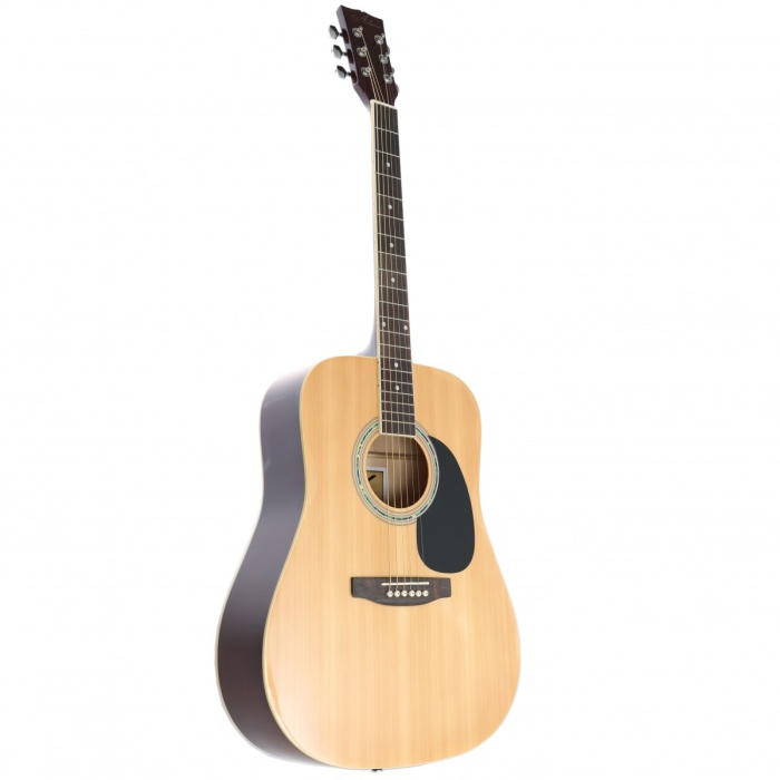 Almira F650N Naturel Akustik Gitar | Çelik Telli Dreadnought Gövde Güçlü Ses