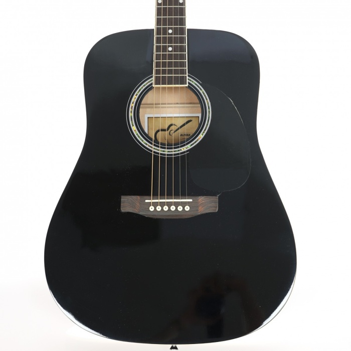 Almira F650N-BK Siyah Akustik Gitar | Mat Siyah Sap Parlak Gövde