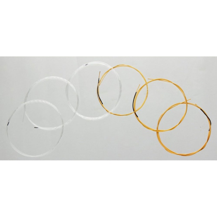 Hannabach 825MT Klasik Gitar Teli (Medium Tension) | Saf Altın Kaplama Baslar Korozyona Dayanıklı