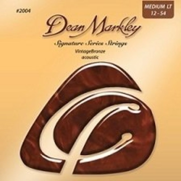 Dean Markley 2004 Bronze Akustik Gitar Teli (12-54) | Medium Light Bronz Sarım Sıcak Ses