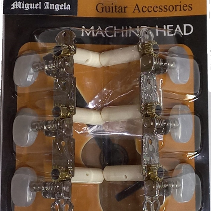 Miguel Angela MAMHT334CR Klasik Gitar Burgusu | Krom Kaplama Standart Yedek