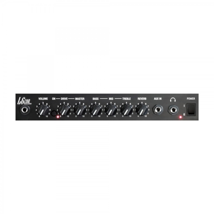 Laney LG20R Elektro Gitar Amfisi (Başlangıç/Orta - Kombo Amfi) | 20 Watt Güç, 8 İnç Özel Hoparlör, Dahili Reverb Efekti, Clean ve Drive Kanalları | Ölçüler: 328 x 395 x 208 mm