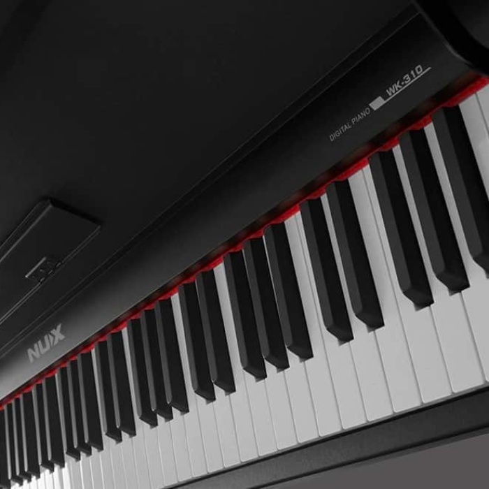 NUX WK-310-BK Dijital Piyano (Siyah) | Mobilyalı Tasarım 88 Tuşlu Çekiç Aksiyon