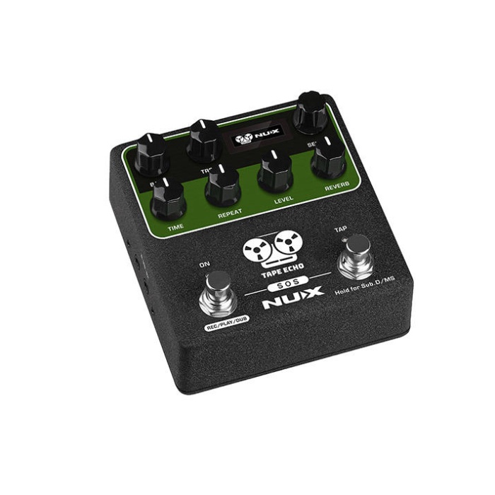 NUX NDD-7 Tape Echo Delay Pedalı | Vintage Bant Ekosu Simülasyonu 7 Kafa