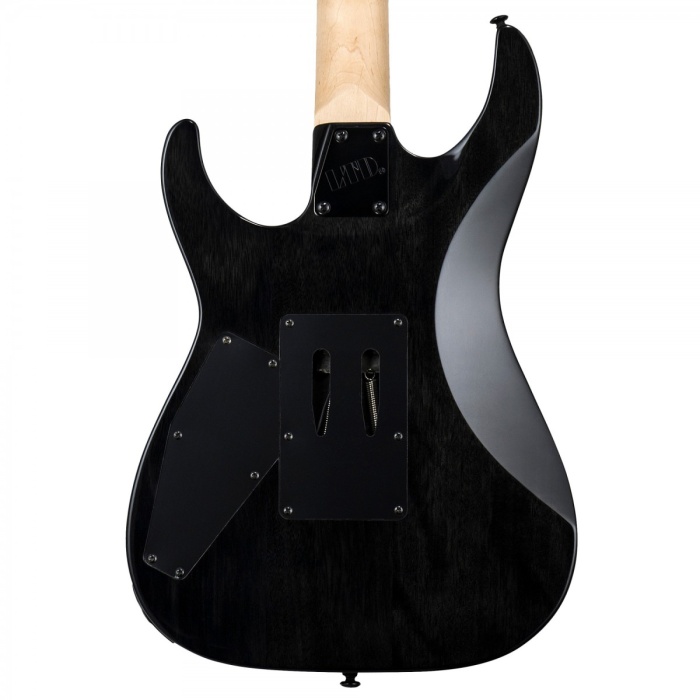 ESP LTD LM200FMSTBLK M-200FM Flame Black Elektro Gitar | Superstrat Gövde Sabit Köprü